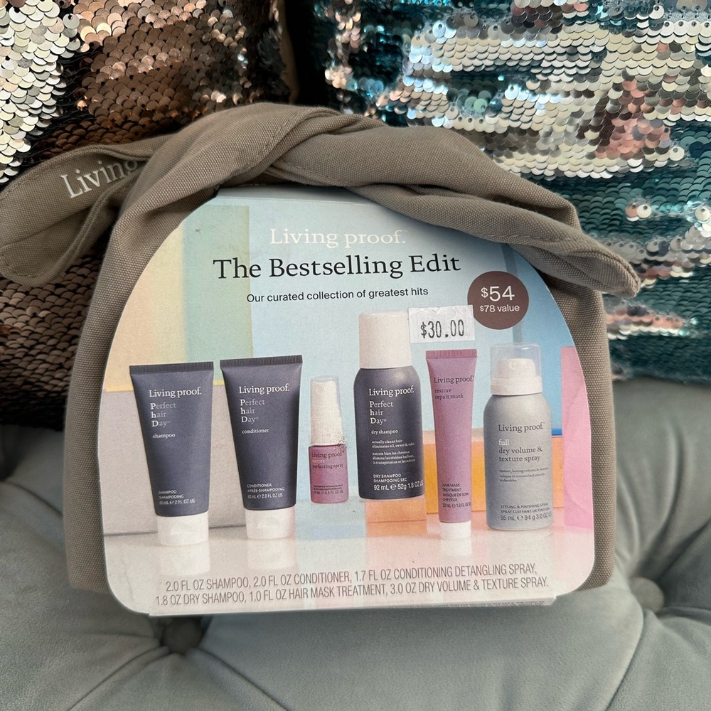 Living Proof Bestselling products with travel bag ($78 value!)